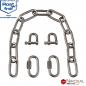 Preview: Verlängerungs Kette Edelstahl Bruchlast max 900 kg Schraubverbinder Schaekel V4A Preview: Verlängerungs Kette Edelstahl Bruchlast max 900 kg Schraubverbinder Schaekel V4A