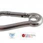 Preview: Edelstahlkarabiner mit Kausche robuste Ausführung V4A Edelstahl 4-12 mm Sparpack Preview: Edelstahlkarabiner mit Kausche robuste Ausführung V4A Edelstahl 4-12 mm Sparpack
