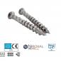 Preview: Edelstahl Terassenschrauben TORX Linsen Senkkopf Schraube Schneidkerbe V2A 5mm 40-80mm 25-100 St.